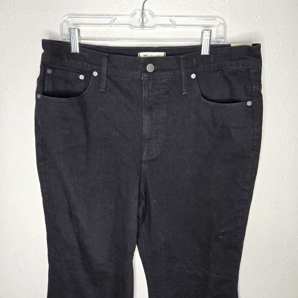 Madewell The Perfect Vintage Flare Black Jeans Women's Size 32 sherborn wash NWT - Picture 3 of 11